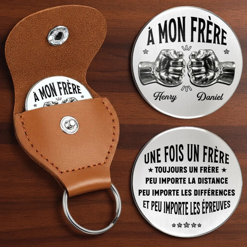 Porte-Bonheur De Poche Personnalisé – Cadeau Pour Frère – Plus Qu’un Frère