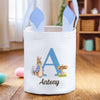 Panier Lapin Personnalisé – Cadeau De Pâques Pour Enfants – Une Tradition Pour Son Premier Pâques
