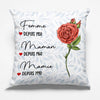 Coussin Personnalisé – Cadeau Pour Mamie – Entourée D’Amour