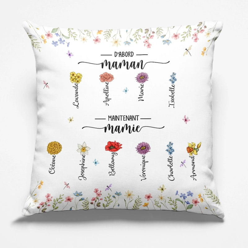 Coussin Personnalisé – Cadeau Pour Mamie – Un Cocon Rempli D’Amour