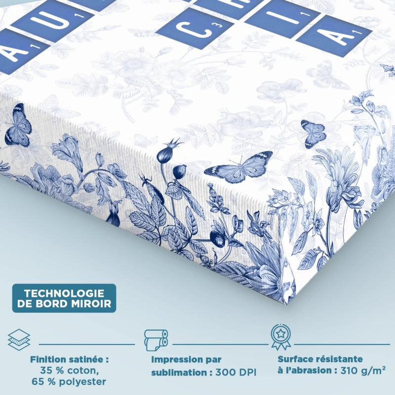 Toile Horizontale Personnalisée – Cadeau Pour Mamie, Maman – Ma Plus Belle Récolte, C'est Ma Famille