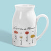 Vase À Fleurs Personnalisée – Cadeau Pour Maman, Mamie – L’Amour Pousse Mieux Dans Le Jardin De Mamie