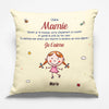 Coussin Personnalisé – Cadeau Pour Mamie, Maman – Un Câlin Plein D’Amour Même À Distance