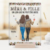 Plaque Acrylique Rectangulaire Personnalisée – Cadeau Pour Maman, Fille – Femmes Fortes, Liens Inébranlables
