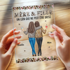 Plaque Acrylique Rectangulaire Personnalisée – Cadeau Pour Maman, Fille – Femmes Fortes, Liens Inébranlables