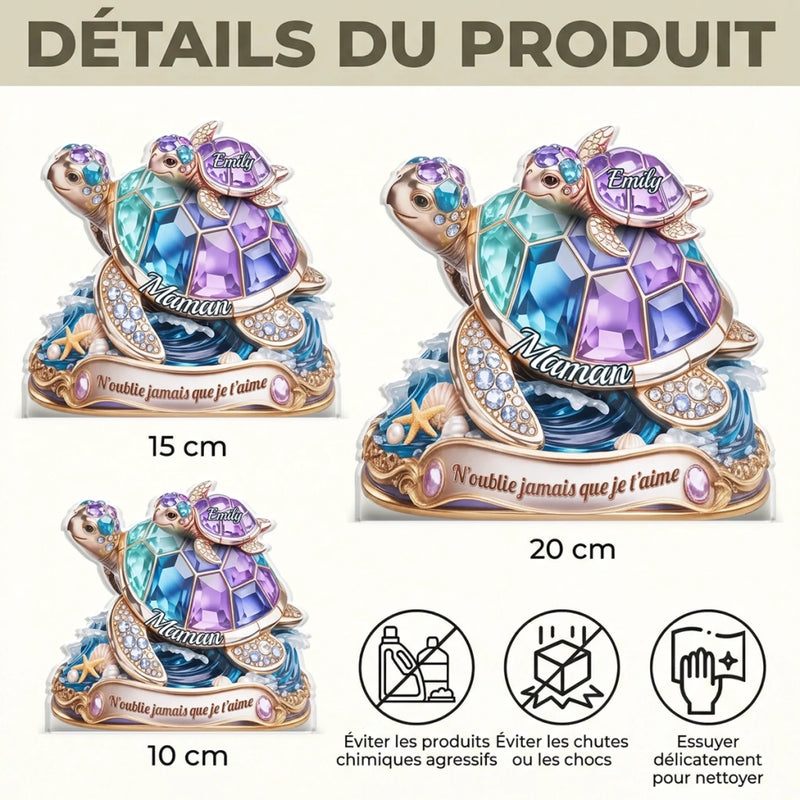 Plaque Acrylique Personnalisée – Cadeau Pour Mamie, Maman – Le Plus Beau Cadeau De La Vie