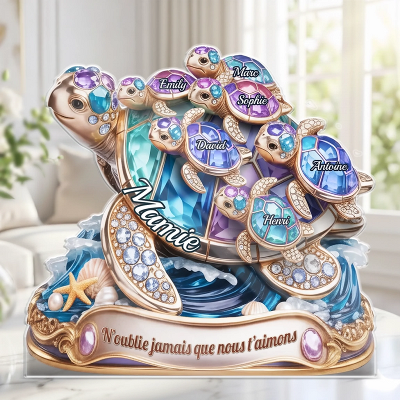 Plaque Acrylique Personnalisée – Cadeau Pour Mamie, Maman – Le Plus Beau Cadeau De La Vie