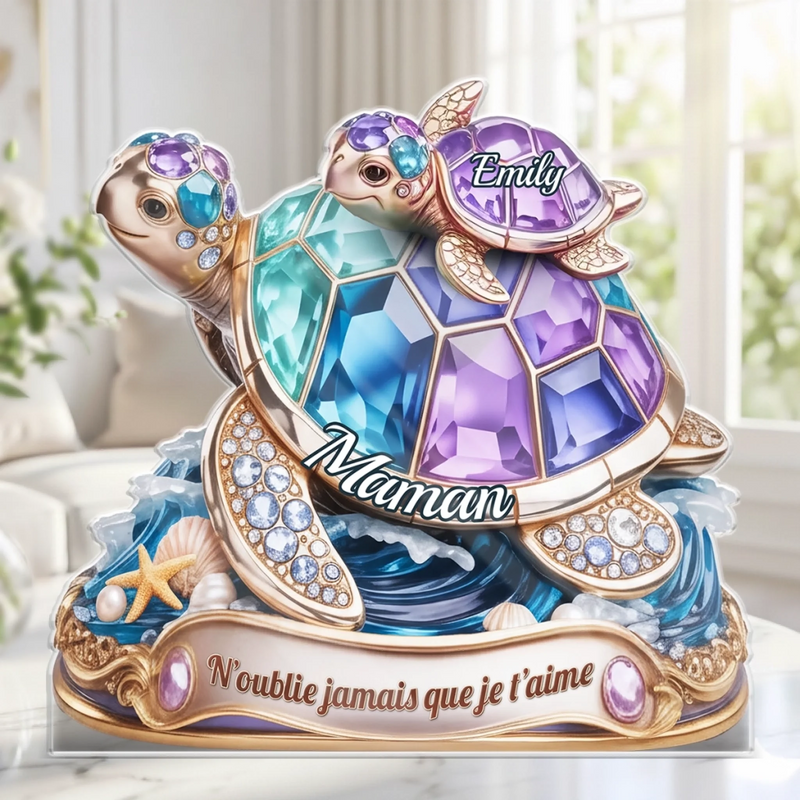 Plaque Acrylique Personnalisée – Cadeau Pour Mamie, Maman – Le Plus Beau Cadeau De La Vie