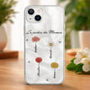 Coque De Téléphone Transparente Personnalisée – Cadeau Pour Mamie, Maman – Un Jardin D’Amour Qui L’Accompagne Partout