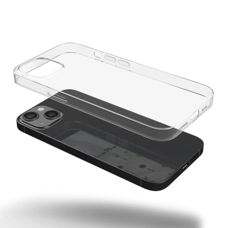Coque De Téléphone Transparente Personnalisée – Cadeau Pour Mamie, Maman – Un Jardin D’Amour Qui L’Accompagne Partout