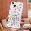 Coque De Téléphone Transparente Personnalisée – Cadeau Pour Mamie, Maman – Main Dans La Main Pour Toujours