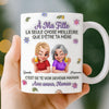 Mug Effet 3D Imprimé Personnalisé – Cadeau Pour Maman, Fille – Reine De Ma Famille