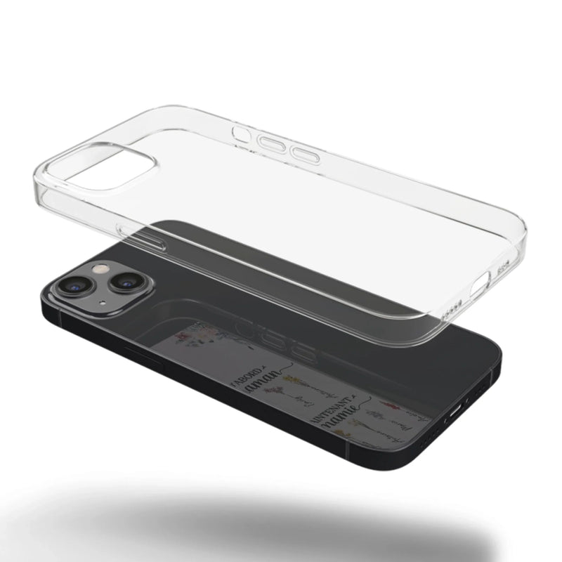 Coque De Téléphone Transparente Personnalisée – Cadeau Pour Mamie – Un Lien D’Amour Éternel