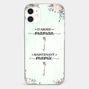 Coque De Téléphone Transparente Personnalisée – Cadeau Pour Mamie – Un Lien D’Amour Éternel