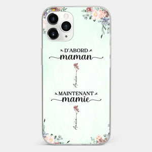 Coque De Téléphone Transparente Personnalisée – Cadeau Pour Mamie – Un Lien D’Amour Éternel