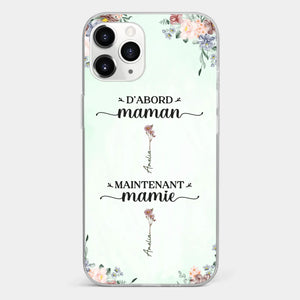 Coque De Téléphone Transparente Personnalisée – Cadeau Pour Mamie – Un Lien D’Amour Éternel