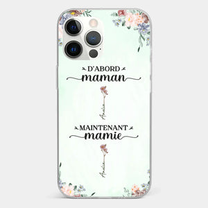 Coque De Téléphone Transparente Personnalisée – Cadeau Pour Mamie – Un Lien D’Amour Éternel