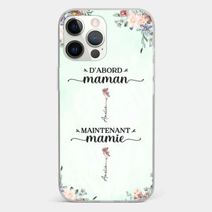 Coque De Téléphone Transparente Personnalisée – Cadeau Pour Mamie – Un Lien D’Amour Éternel