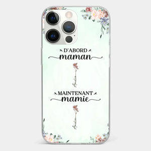 Coque De Téléphone Transparente Personnalisée – Cadeau Pour Mamie – Un Lien D’Amour Éternel
