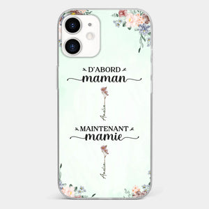 Coque De Téléphone Transparente Personnalisée – Cadeau Pour Mamie – Un Lien D’Amour Éternel