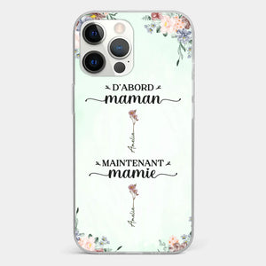Coque De Téléphone Transparente Personnalisée – Cadeau Pour Mamie – Un Lien D’Amour Éternel