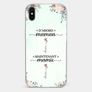 Coque De Téléphone Transparente Personnalisée – Cadeau Pour Mamie – Un Lien D’Amour Éternel