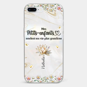 Coque De Téléphone Transparente Personnalisée – Cadeau Pour Mamie – Toujours À Tes Côtés