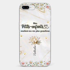 Coque De Téléphone Transparente Personnalisée – Cadeau Pour Mamie – Toujours À Tes Côtés