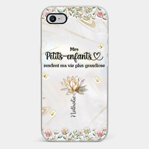 Coque De Téléphone Transparente Personnalisée – Cadeau Pour Mamie – Toujours À Tes Côtés