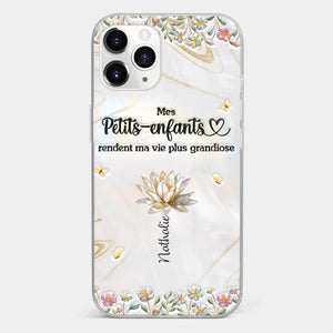 Coque De Téléphone Transparente Personnalisée – Cadeau Pour Mamie – Toujours À Tes Côtés