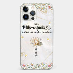 Coque De Téléphone Transparente Personnalisée – Cadeau Pour Mamie – Toujours À Tes Côtés