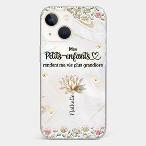 Coque De Téléphone Transparente Personnalisée – Cadeau Pour Mamie – Toujours À Tes Côtés