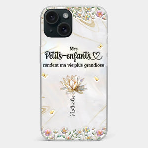Coque De Téléphone Transparente Personnalisée – Cadeau Pour Mamie – Toujours À Tes Côtés