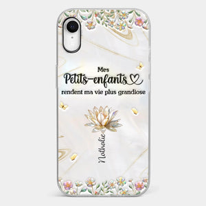 Coque De Téléphone Transparente Personnalisée – Cadeau Pour Mamie – Toujours À Tes Côtés