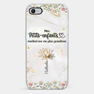 Coque De Téléphone Transparente Personnalisée – Cadeau Pour Mamie – Toujours À Tes Côtés