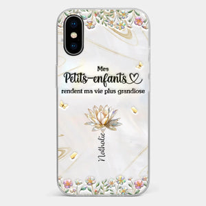 Coque De Téléphone Transparente Personnalisée – Cadeau Pour Mamie – Toujours À Tes Côtés