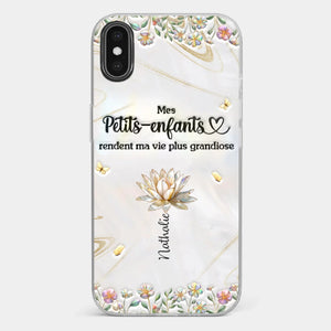 Coque De Téléphone Transparente Personnalisée – Cadeau Pour Mamie – Toujours À Tes Côtés