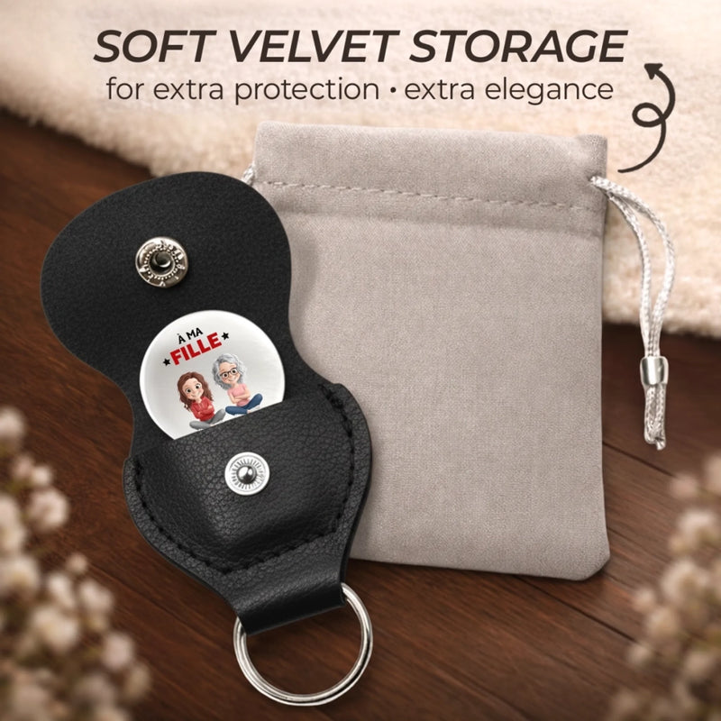 Porte-Bonheur De Poche Personnalisé – Cadeau Pour Famille – L’Amour De La Famille Te Guide Toujours