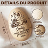Hochet Œuf En Bois Personnalisé – Cadeau De Pâques Pour Bébé – Doux Comme Un Câlin