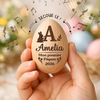 Hochet Œuf En Bois Personnalisé – Cadeau De Pâques Pour Bébé – Une Tendre Fête De Pâques