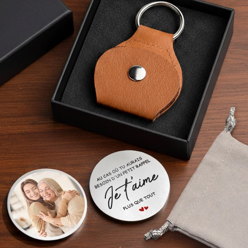 Porte-bonheur De Poche Personnalisé – Cadeau Pour Famille – Je T’aime À L’infini