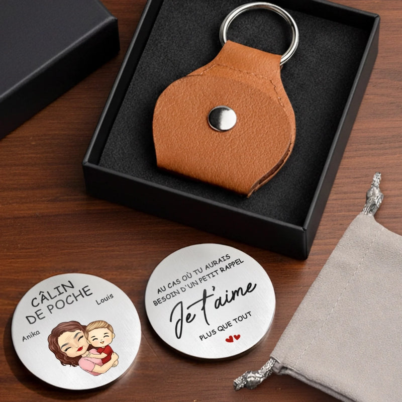 Porte-bonheur De Poche Personnalisé – Cadeau Pour Famille – Là Où La Famille Fleurit