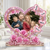 Plaque Acrylique Personnalisée – Cadeau Pour Famille – Notre Famille, Notre Bonheur