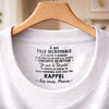 T-Shirt À Impression Intérieure Personnalisée – Cadeau Pour Fille – Aimée Au-Delà Des Mots