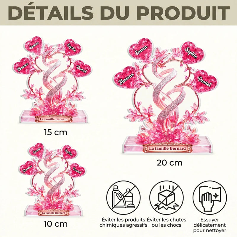 Plaque Acrylique Personnalisée – Cadeau Pour Mamie, Maman – Notre Plus Belle Histoire
