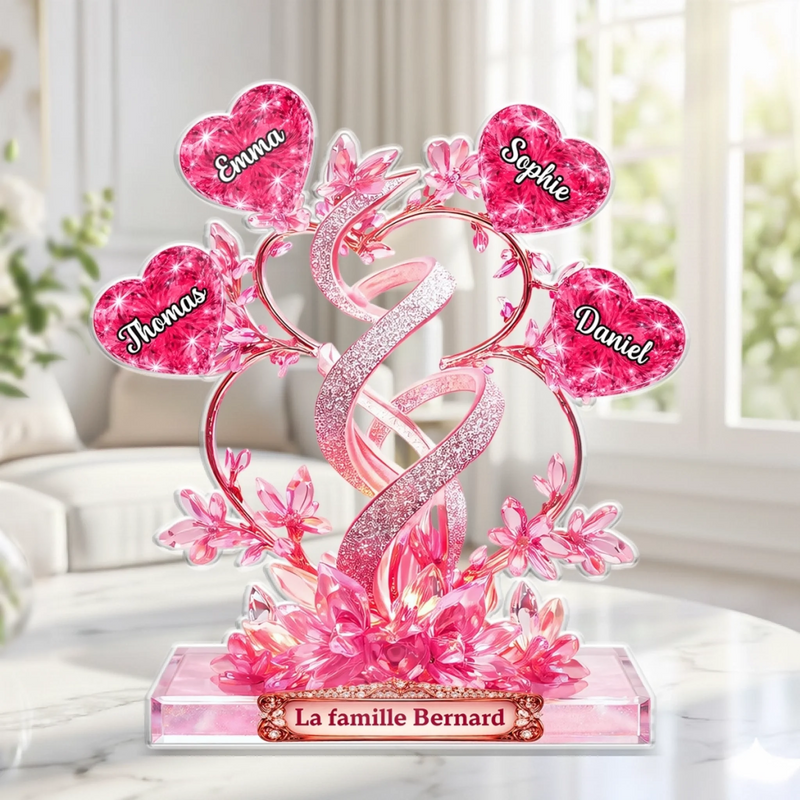 Plaque Acrylique Personnalisée – Cadeau Pour Mamie, Maman – Notre Plus Belle Histoire
