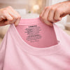 T-Shirt À Impression Intérieure Personnalisée – Cadeau Pour Fils – Je Serai Toujours Là Pour Toi