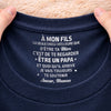 T-Shirt À Impression Intérieure Personnalisée – Cadeau Pour Fils – Je T’Aime Pour Toujours