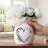 Vase À Fleurs Personnalisé Avec Corde – Cadeau Pour Maman, Mamie – Des Fleurs Pour Celle Que J’Aime