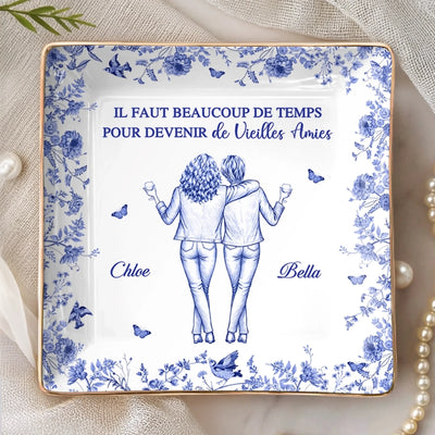 Vide-Poche à Bijoux Personnalisé - Cadeau Pour Meilleures Amies – Notre Chaos Préféré